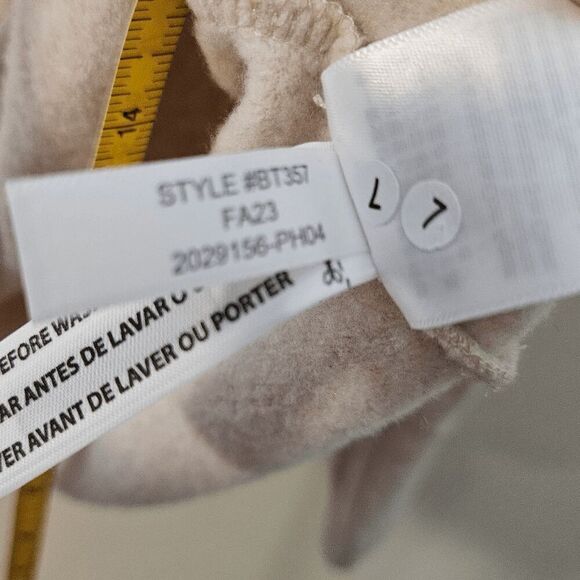 J. Crew Wide Button Collar Long Sleeve Tunic Sweater BT357 Women's Cream Size Me - Picture 5 of 5